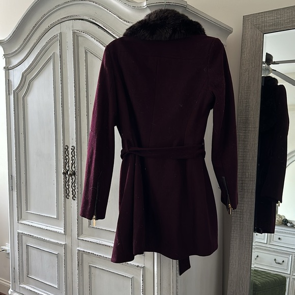 French Connection Fur Trim Jacket - Picture 7 of 8